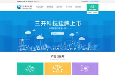 科技企业网站建设